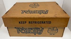 Vintage Waxed Poultry Box