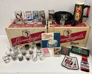Man Cave Lot Including Beer Advertising And More