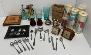 Group Of Misc. Household Items Including Coca-Cola Glasses