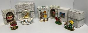 Group Of Charming Tails With Boxes 1 Missing Box (Some Boxes Are damaged And The Water Globe Has Some Evaporated Water)