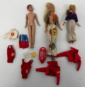 Group Of Vintage Dolls Including Barbie And Mego Corp.