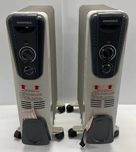 Pair Of Kenworld Electric Heaters Barely Used