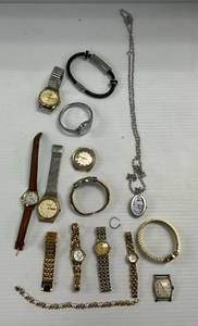 Group Of Misc. Vintage Mens And Womens Watches Including Elgin, Gruen, Guess And More