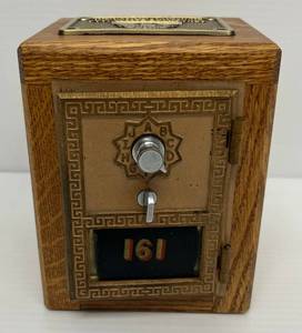 Antique Post Office Lockbox Made Into A Bank