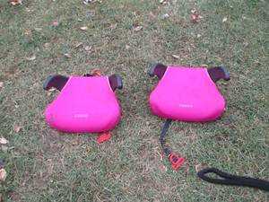 2 cosco booster seats MFG date 5-6-...
