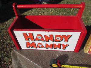 Handy Manny wood toolbox, Handy And...