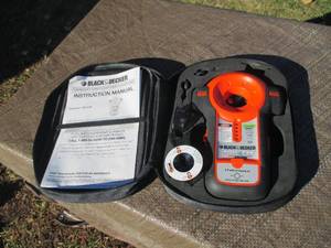 Black & Decker laser level and stud...