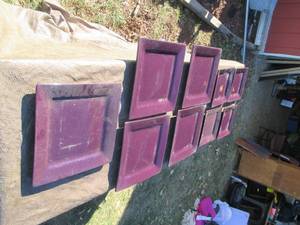 Purple plates...