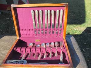 Silverware in tarnish resistant cas...