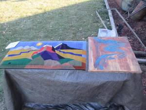 Fabric covered pin board 3819.5...