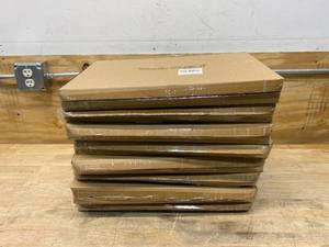 lot 115 image: TRADE QUEST Lot of 8 Packs of- Ledger Size Clipboard Lever Hinge Clip 19.5 x 11.6 (3 Per Pack)
