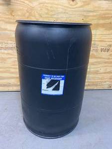 lot 131 image: Plastic Drum- 55 Gallon