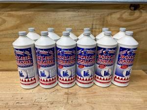 lot 137 image: UTILITY WONDER Case of 12 Bottles of- Boiler Colloid Boiler Cleaner- 10-3011 (1 quart bottles)