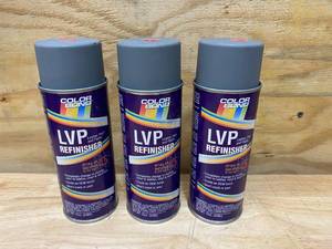 lot 139 image: COLOR BOND Lot of 3 Cans of- LVP Refinisher- light gray