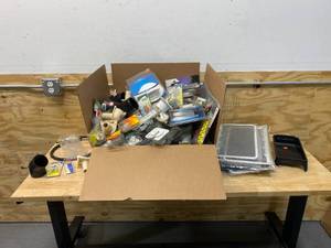 lot 106 image: Box of Miscellaneous RVCamper Related Items