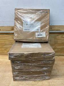 lot 107 image: ROMAC Lot of 6- 612 Ductile Iron Pipe Restraints, 9.05 inch, Mechanical Joint, Black