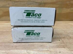 lot 41 image: TACO Lot of 2- T572-3 1-Inch Zone Valves