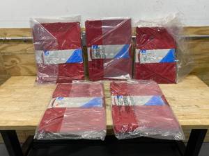 lot 73 image: EAGLE CREEK Lot of 5- Pack-It Garment Folder Packing Organizer, Red Fire (L)