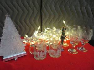 NORTHERN LIGHTS COLLECTION PLUS VINTAGE ETCHED GLASS