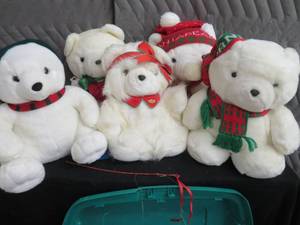 SANTA BEARS PLUS A TOTE