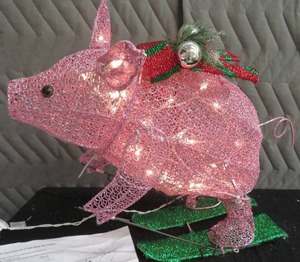 22 SKIING PIG