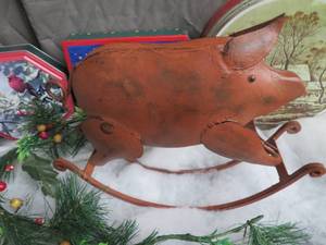 METAL PIG ROCKING (HORSE)