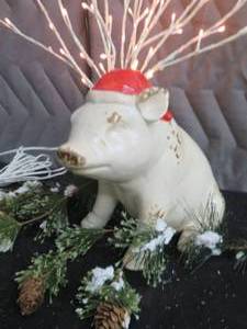 WILBER THE CHRISTMAS PIG