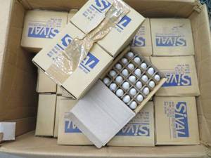 HUGE LOT OF WHITE CHRISTMAS LIGHT BULBS