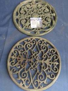 lot 103 image: 2 CAST IRON MATS (CIRCLES)