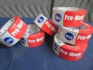 lot 120 image: 6 BRAND NEW UNOPENED ROLLS OF MASKING TAPE