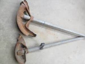 lot 133 image: VINTAGE PIPE BENDERS