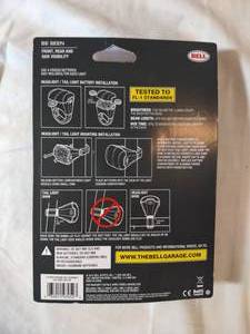 Bell Radian 450 Lockable Led Light Set for Bicycle Theft Resistant Multiple Mode