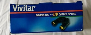 Vivitar Binoculars 7 x 50 Magnification - UV Coated Optics - Glare Free - Black