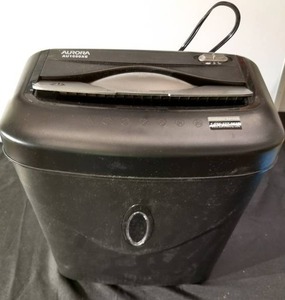 Aurora Cross Cut 10 Page Shredder (Open Box)