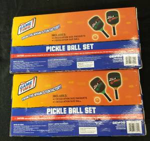 2 Brand New Pickle Ball Sets (Paddles plus Ball)