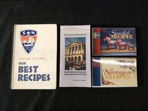 19 Book Lot of Mostly Norwegian & Scandanavian Cookbooks