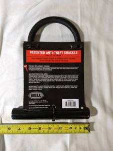 Bell 9 Long U-Lock Anti-Theft for Bike Frame  Real Wheel Hardened Steel Keys NEW