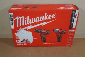 NEW Milwaukee M12 Combo Kit - DrillDriver, Impact Driver