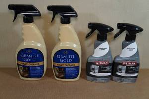 Granite Gold Daily Cleaner  with Stainless Steel Cleaner -2 of Each