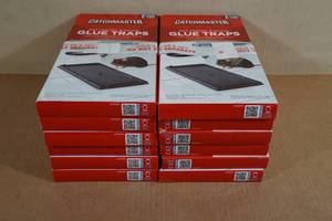 12 Packs Catchmaster Rat, Mouse and Snake Glue Traps