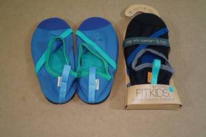 2 Pairs Kids Large Fitkicks Footwear-Fits Shoe Size 1-2.5