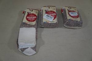 6 Pairs FoxRiver Rockford Red Heel Socks -XL