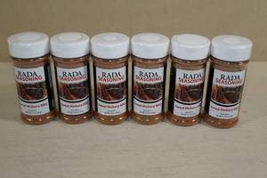 6 Bottles Rada Sweet Hickory BBQ Seasoning