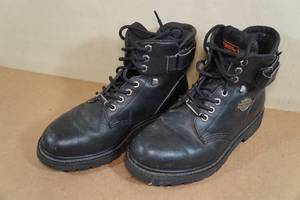 Harley Davidson Leather Riding Boots -Size 9.5