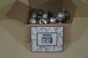 10 Softball Christmas Tree Ornaments with Picture Frame