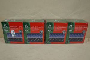 4 Packs Holiday Wonderland Icicle Style IndoorOutdoor Christmas Lights