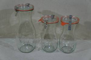 Weck Juice Jars - 2 14L, 1 12L