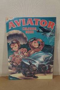 1943 Aviator Coloring Book Cover Tin Sign