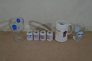 Mini Beer Mug Shot Glasses with Beer Mug and Glasses