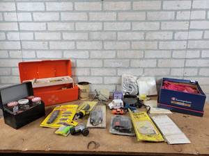 New Tools, Toolbox w tools, Shop Rags, Wallet Making Kits, Toy Cars and More